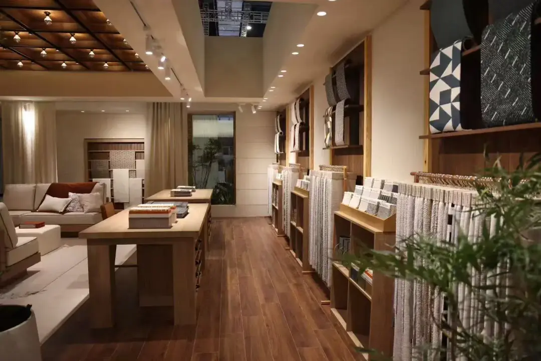 textile storage and sample display