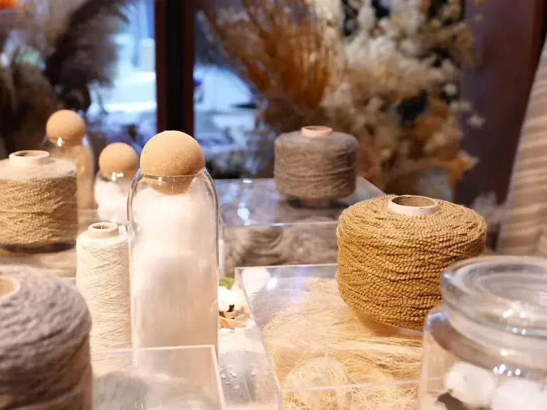 textile accessory and homeware display